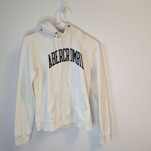 Abercrombie & Fitch Small White Hoodie